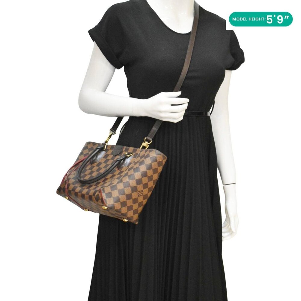 Louis Vuitton Caissa MM Damier Ebene Tote Bag Brown - Picture 2 of 13